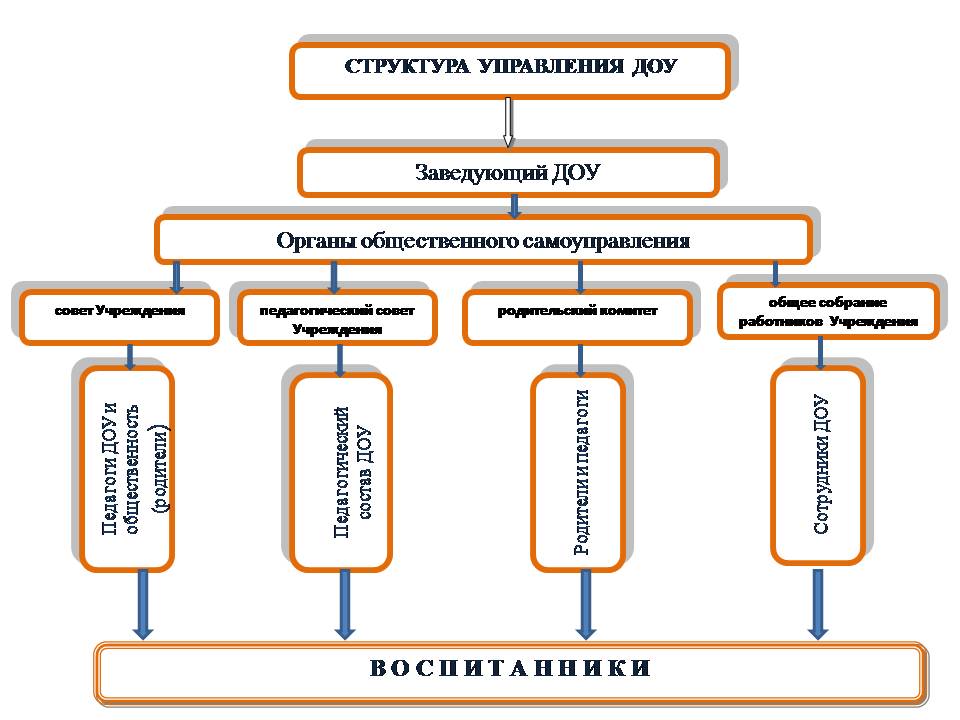 Структура управления в доу схема по фгос